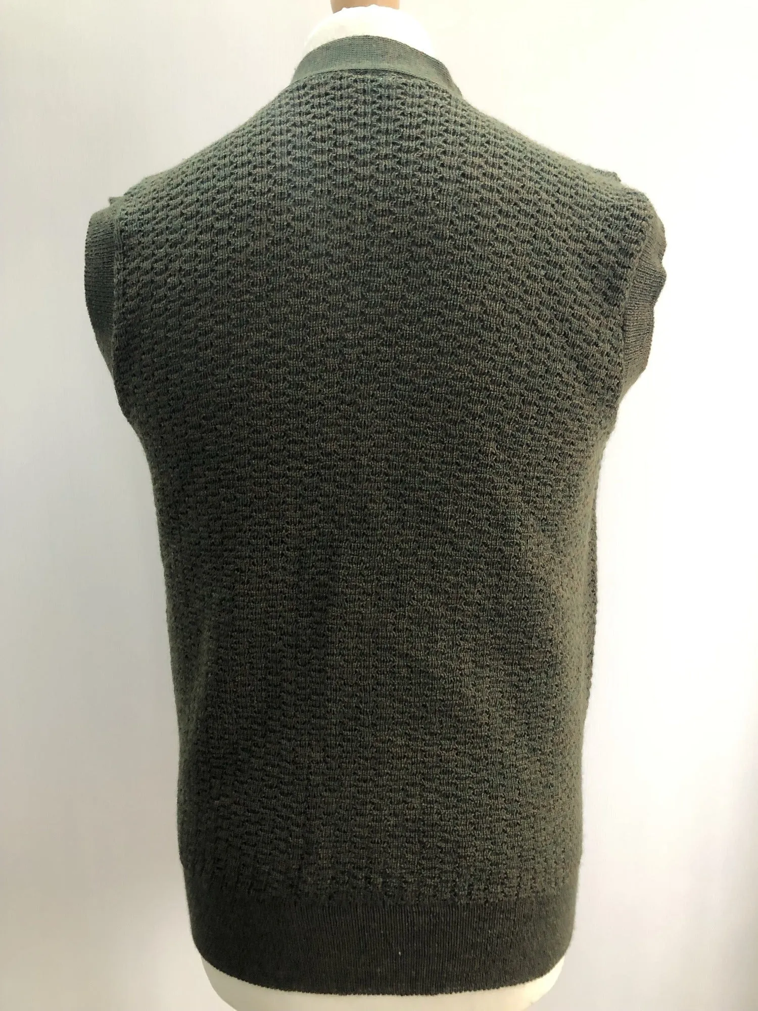 1960s Knitted Waistcoat by Lion - Size L