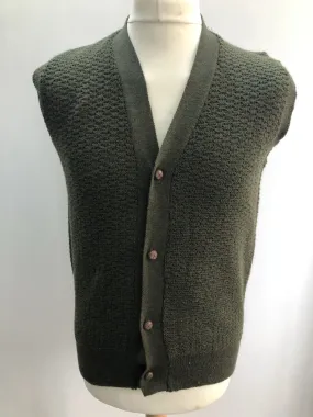 1960s Knitted Waistcoat by Lion - Size L
