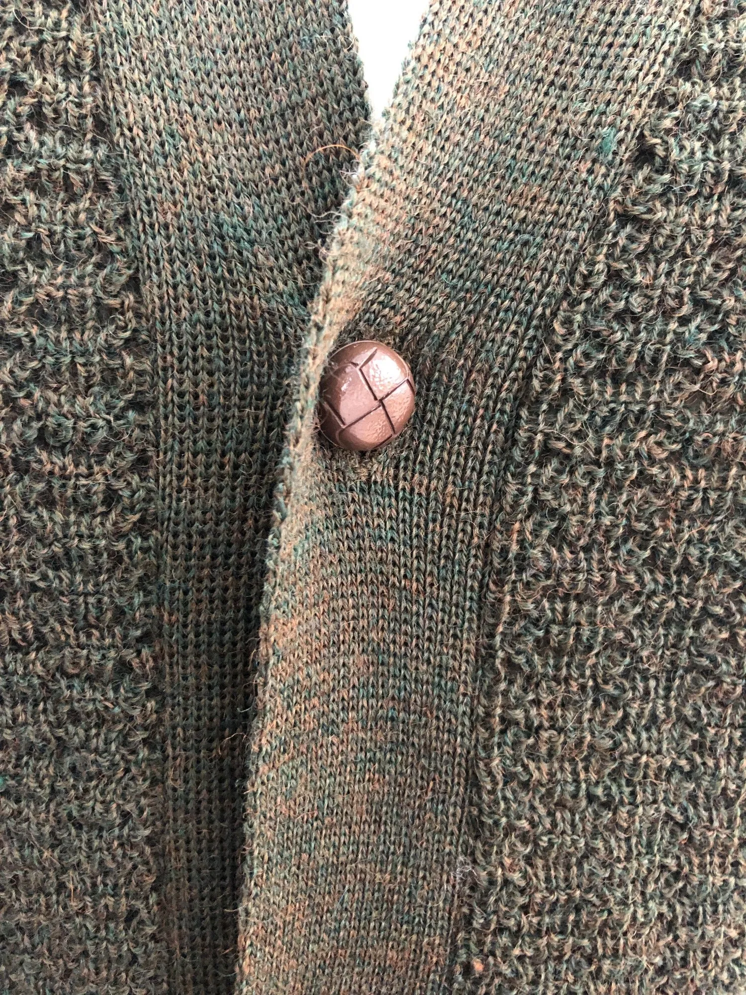 1960s Knitted Waistcoat by Lion - Size L