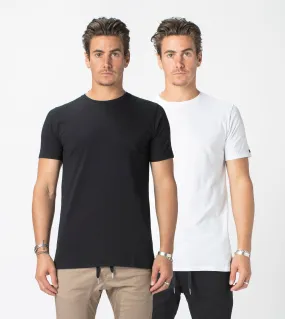 2 Pack Flintlock Tee Black/White