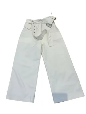 3.1 Phillip Lim White Wide Leg Culottes Pants Trousers Size 00 XXXXS ladies