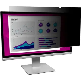 3M High Clarity Privacy Filter for 21.5in Monitor, 16:9, HC215W9B Black, Glossy