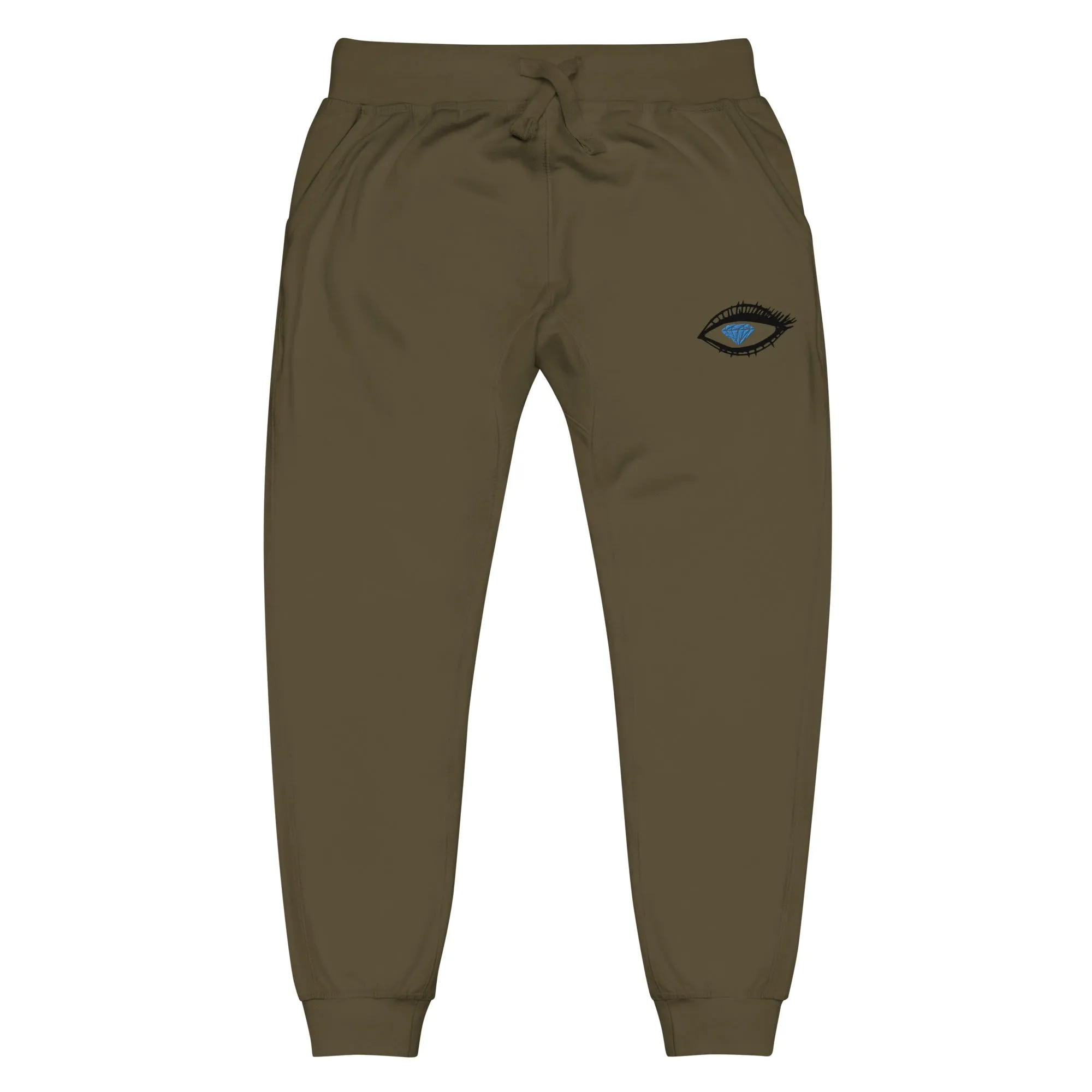 Bejeweled Embroidered Sweatpants