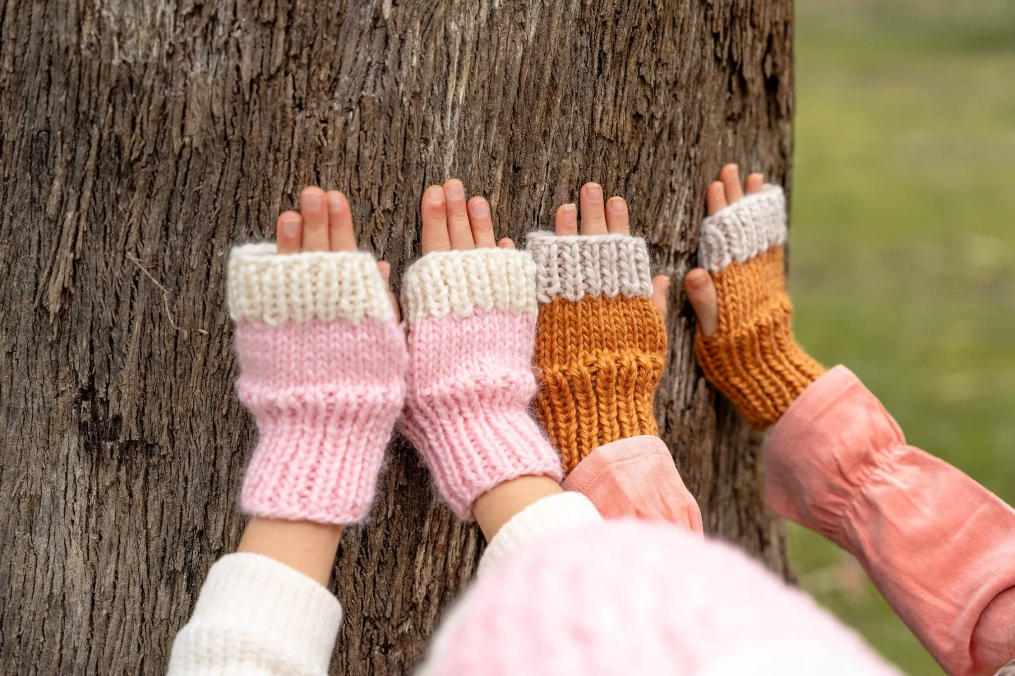 Bjorn Mittens Pink