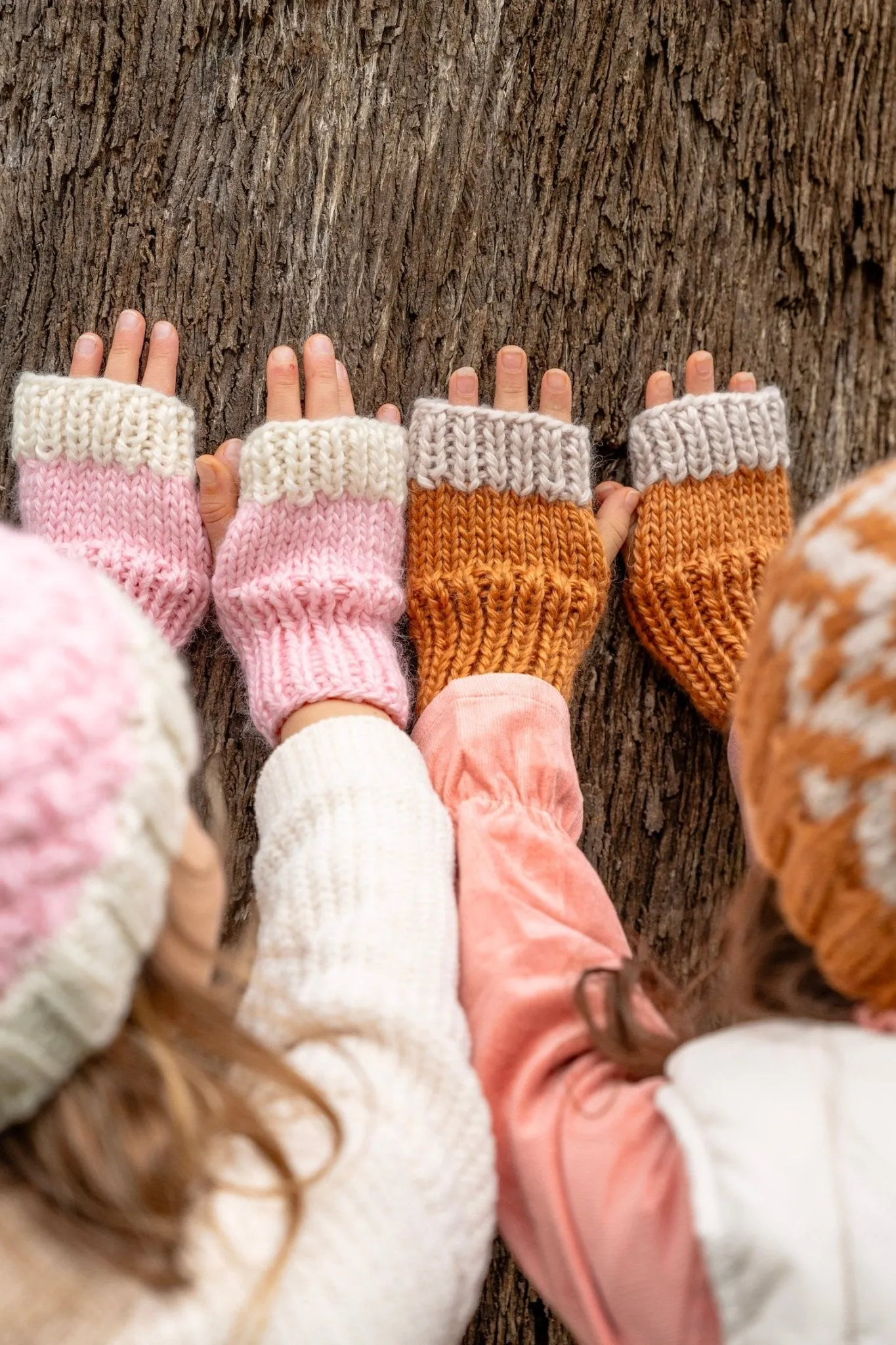 Bjorn Mittens Pink