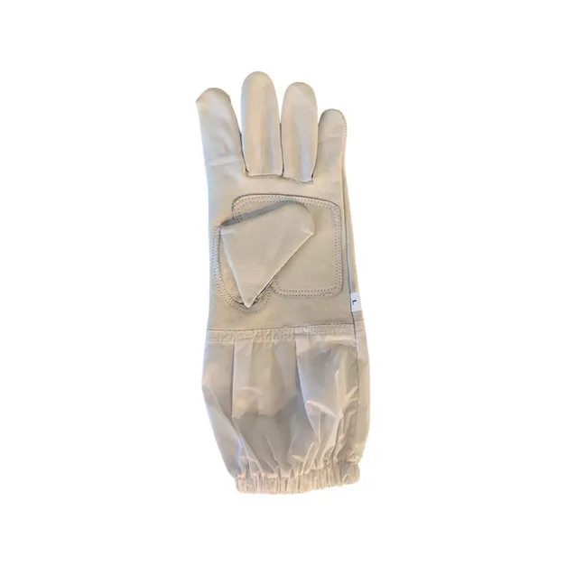 Cowhide Leather Glove Reinforced Full Thumb, Palm with 5" Ripstop Sleeve (MI-0002)-(DC)
