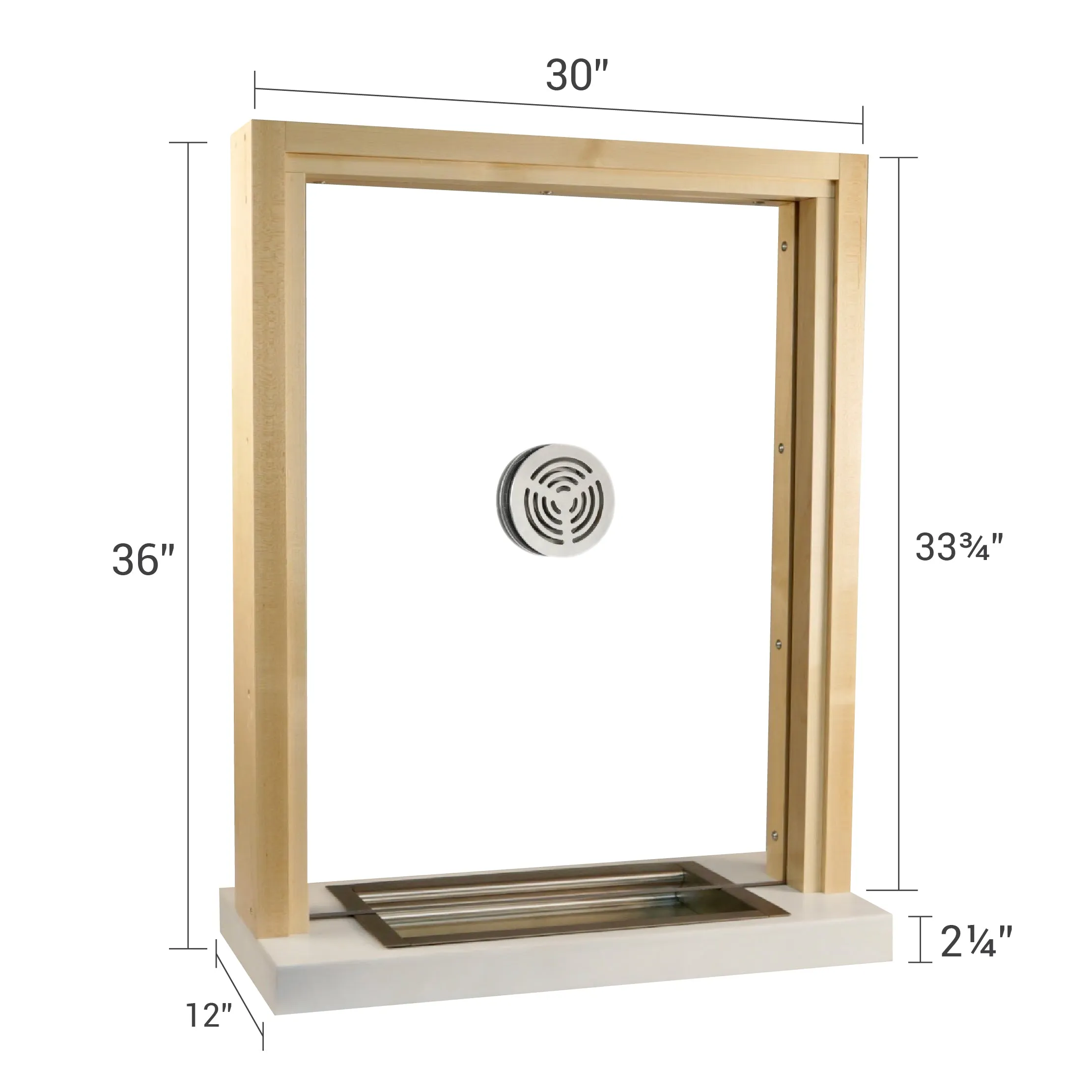 CSE-SW-TW1 | Wood-framed Bullet Resistant Ticket Window | Designer Series