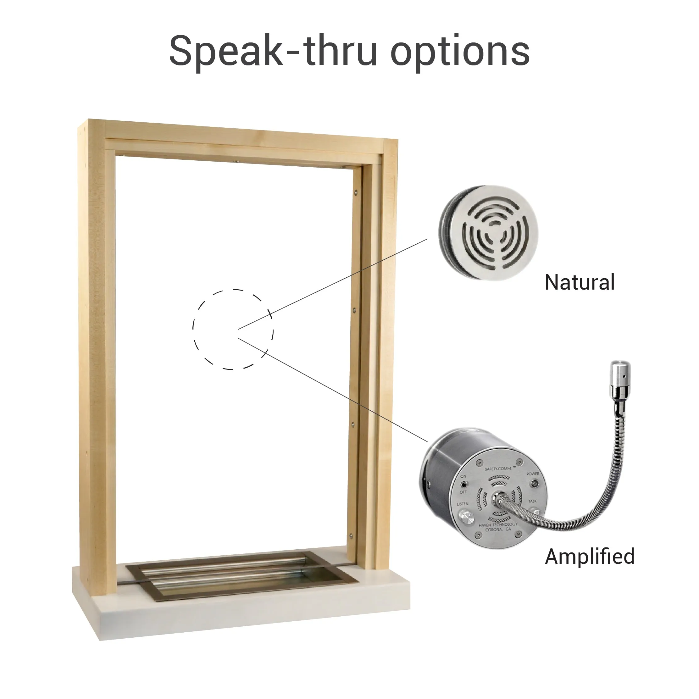 CSE-SW-TW1 | Wood-framed Bullet Resistant Ticket Window | Designer Series