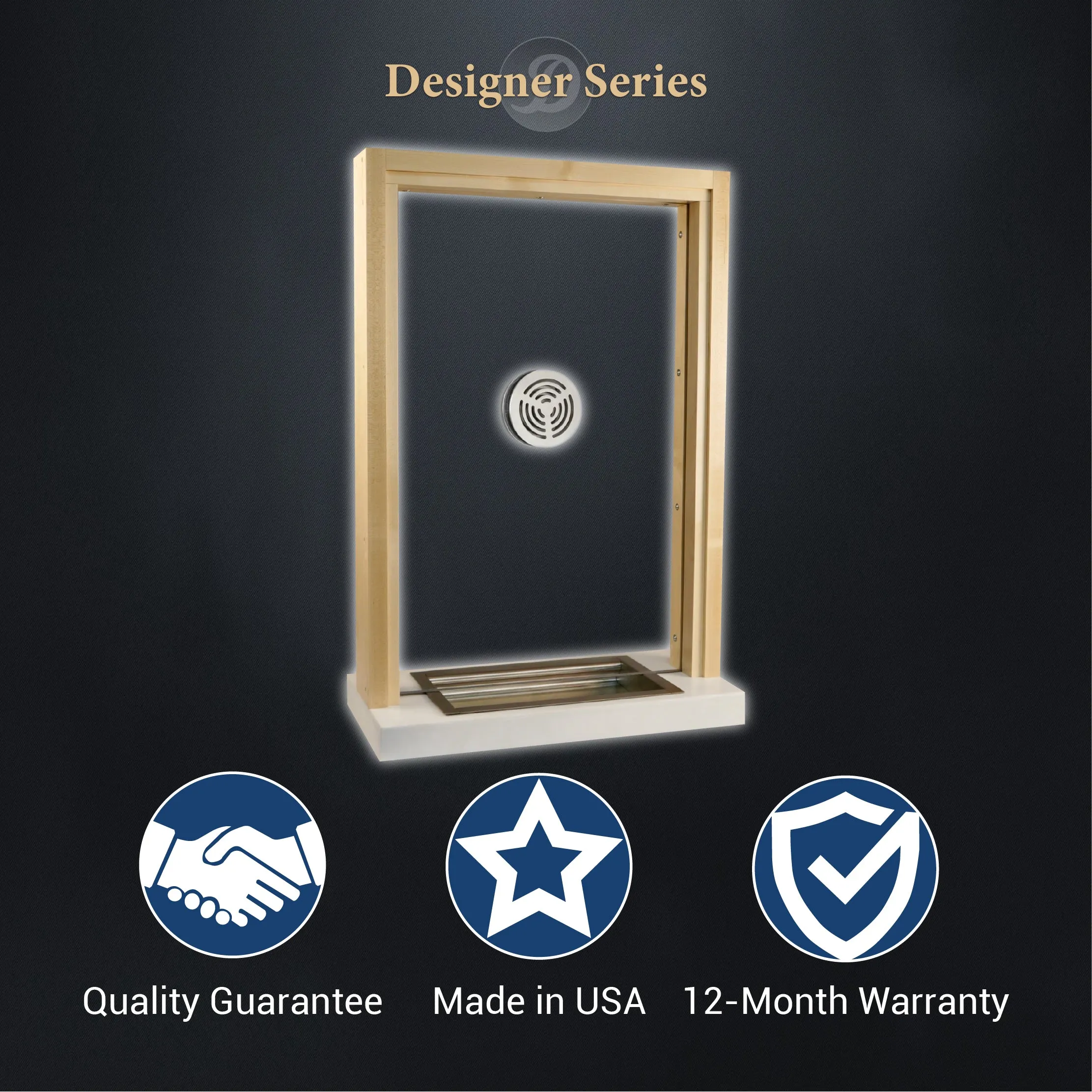 CSE-SW-TW1 | Wood-framed Bullet Resistant Ticket Window | Designer Series