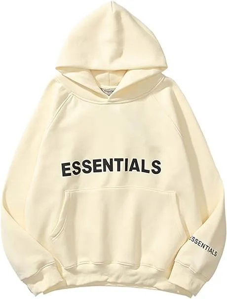 EUDOLAH Women and Men Y2K Oversized Pure Fleece Hoodie Casual Wear with Pocket Aesthetic Sweatshirt Pullover Hooded Sweater