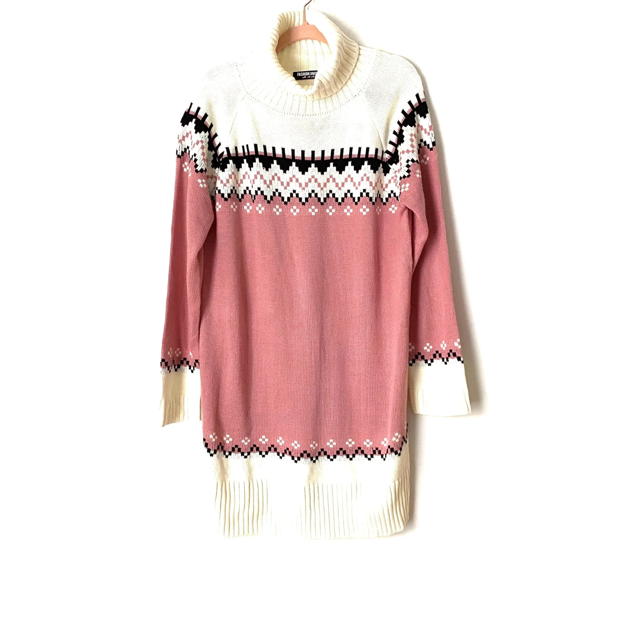 Fashion Union Turtleneck Sweater Dress- Size 12
