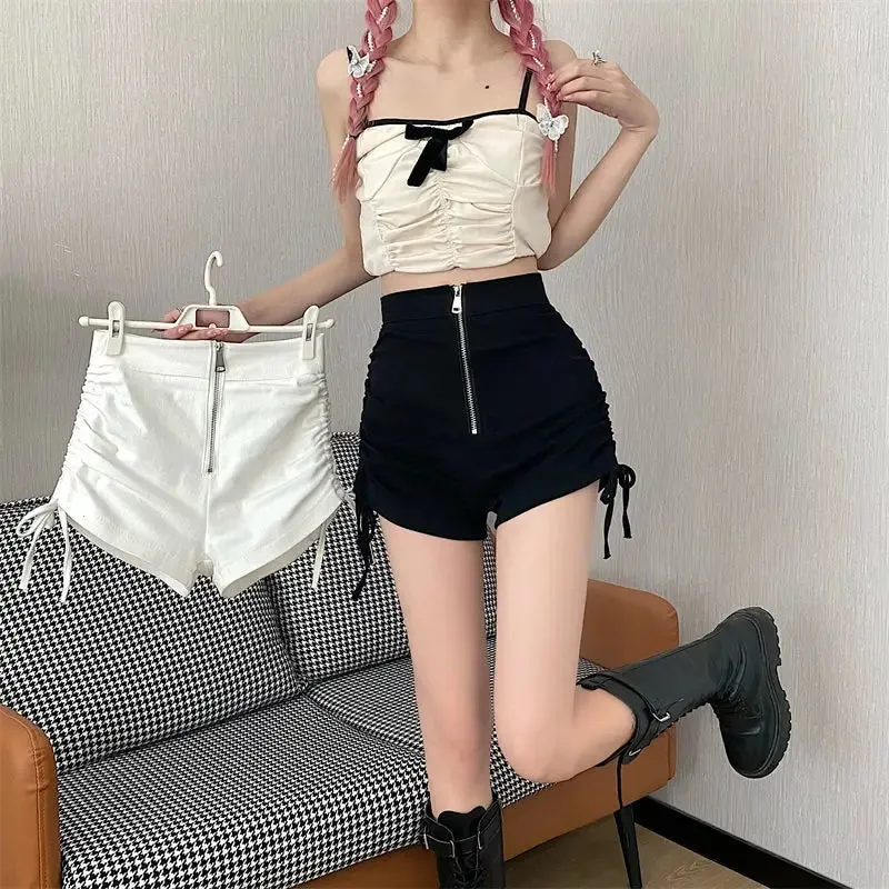Funki Buys | Shorts | Women's Gothic Drawstring A-line Shorts