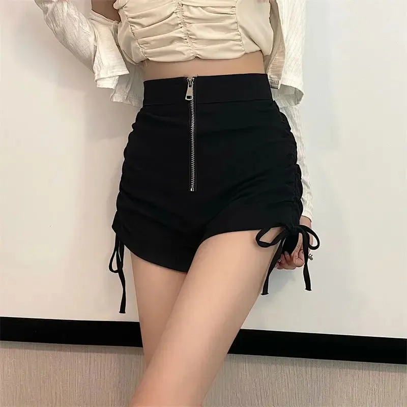Funki Buys | Shorts | Women's Gothic Drawstring A-line Shorts