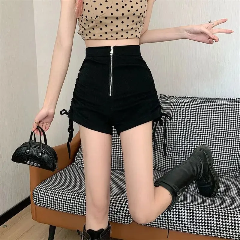 Funki Buys | Shorts | Women's Gothic Drawstring A-line Shorts