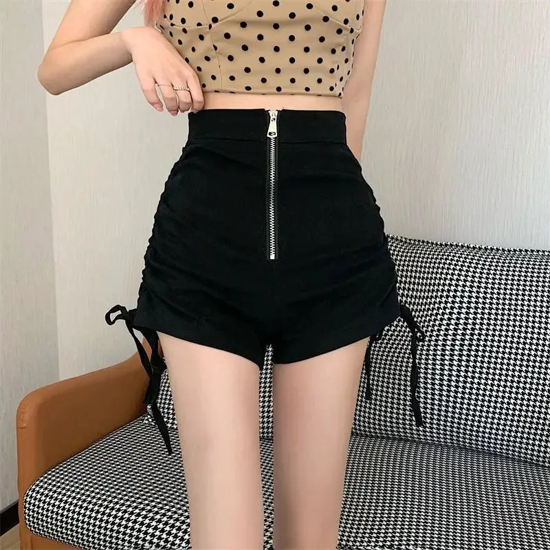 Funki Buys | Shorts | Women's Gothic Drawstring A-line Shorts