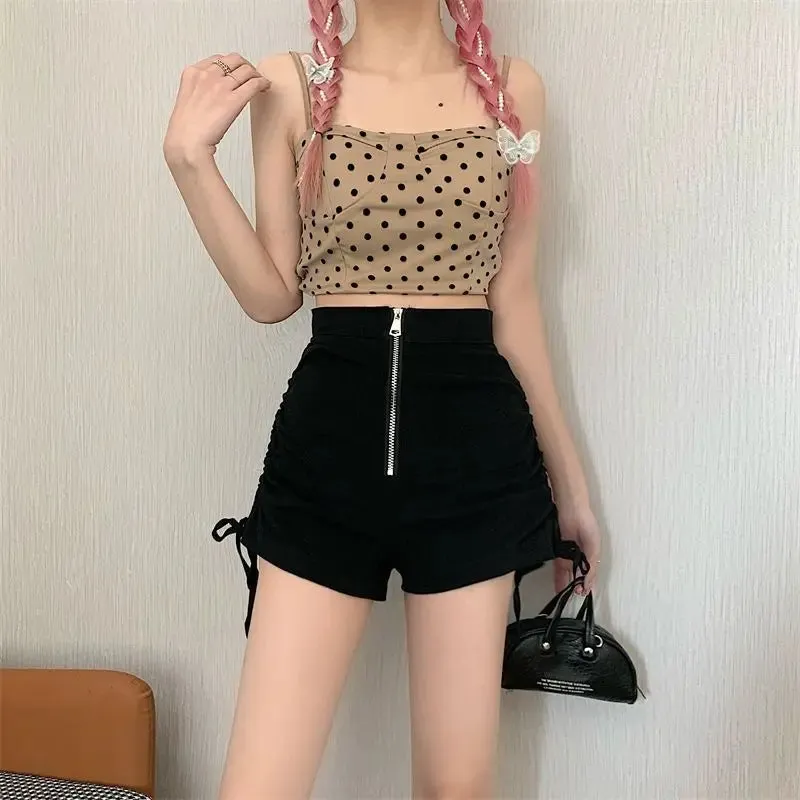Funki Buys | Shorts | Women's Gothic Drawstring A-line Shorts