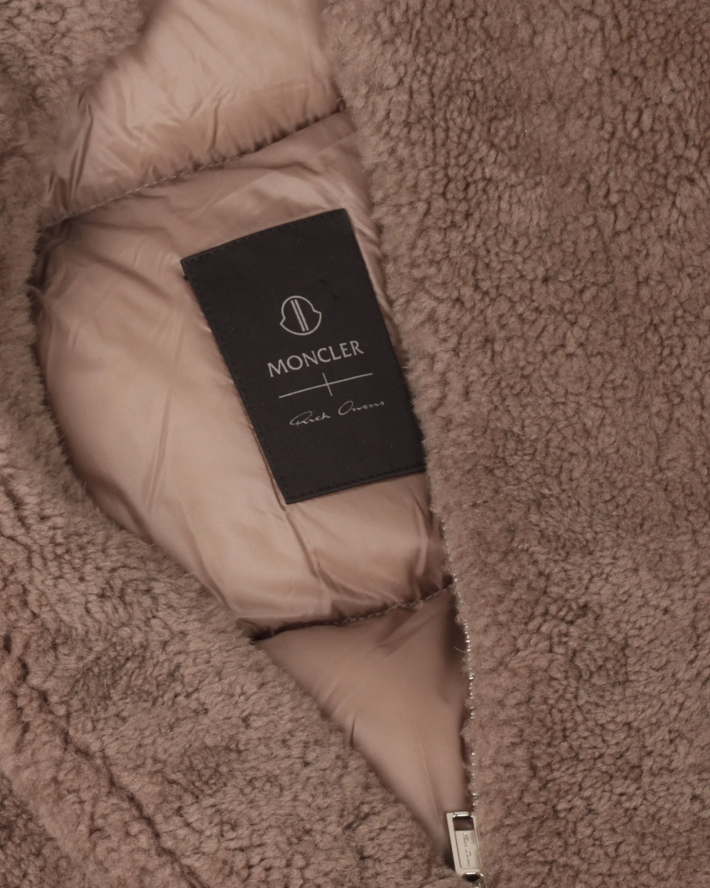 Genius Rick Owens Shearling Puffer Jacket