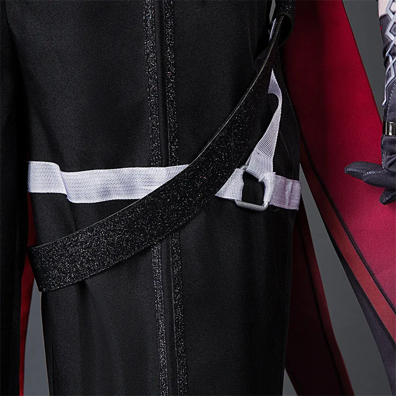 Genshin Impact Diluc Cosplay Costume Game Diluc Red Dead of Night Skin Uniform Suit