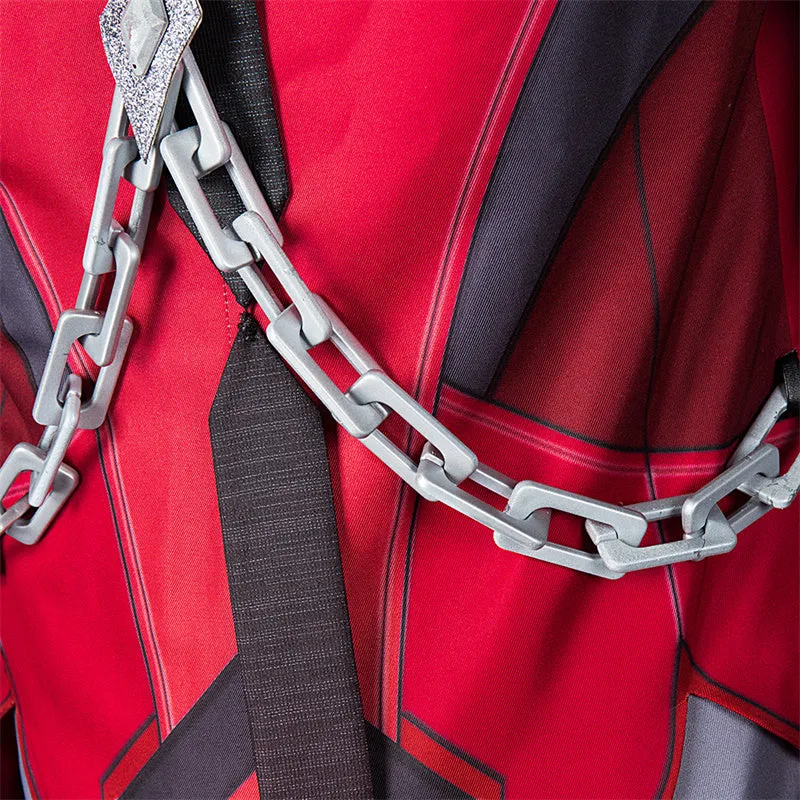 Genshin Impact Diluc Cosplay Costume Game Diluc Red Dead of Night Skin Uniform Suit