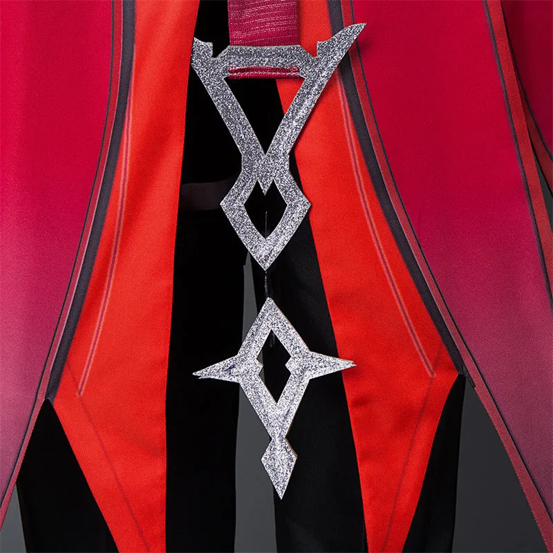 Genshin Impact Diluc Cosplay Costume Game Diluc Red Dead of Night Skin Uniform Suit