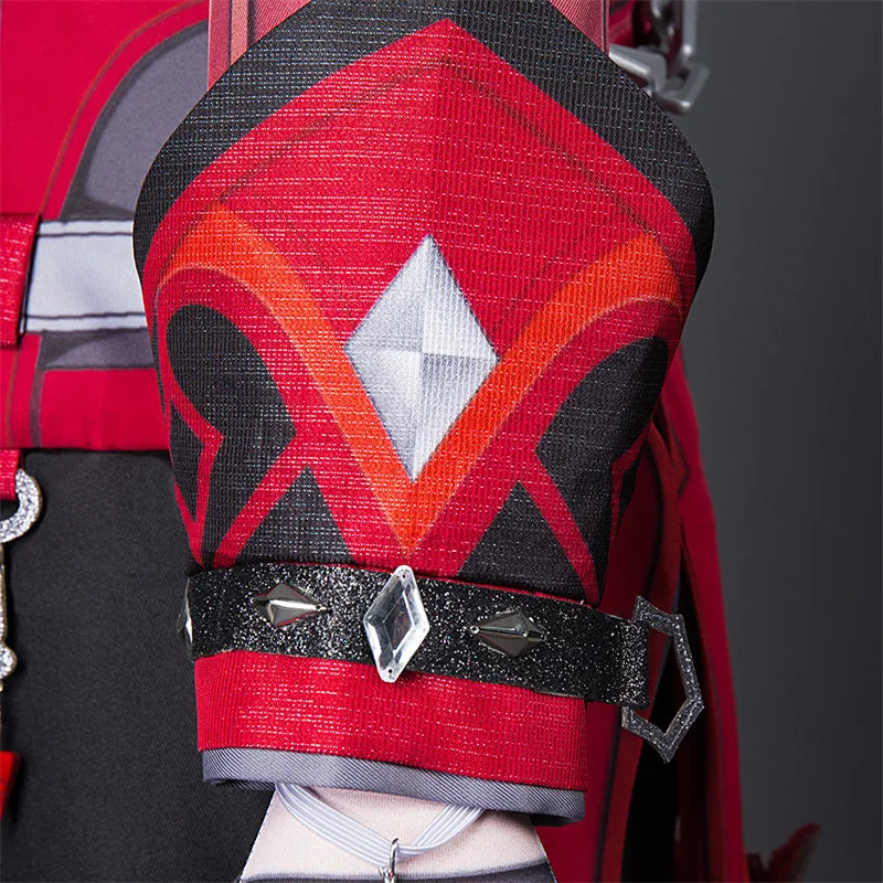 Genshin Impact Diluc Cosplay Costume Game Diluc Red Dead of Night Skin Uniform Suit