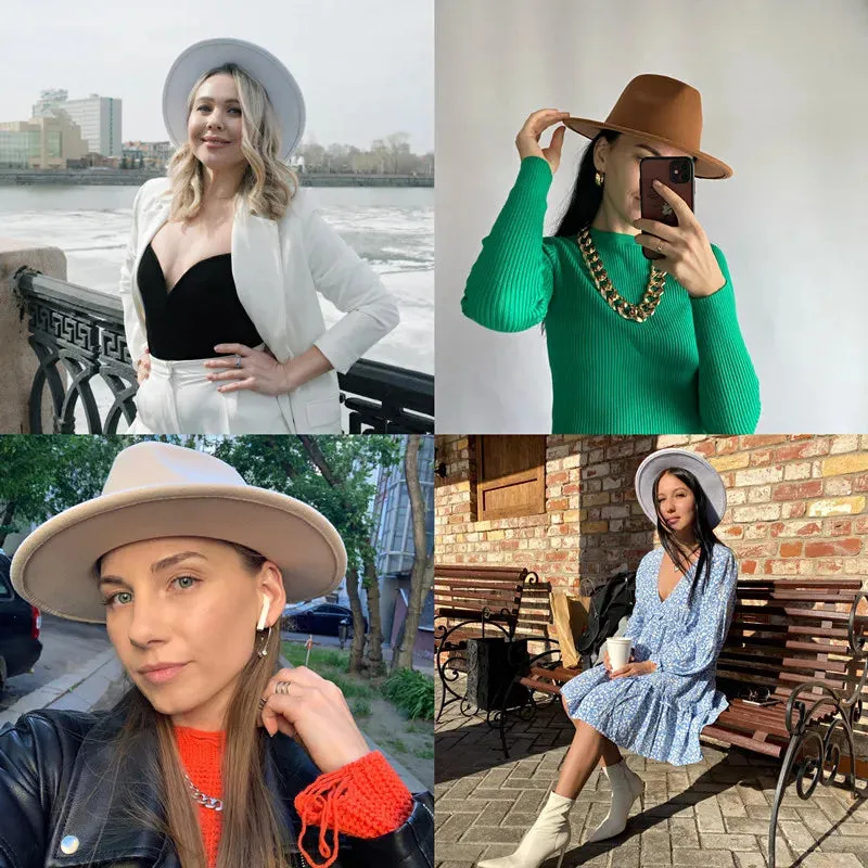 Glamorous Camel Fedora Hat