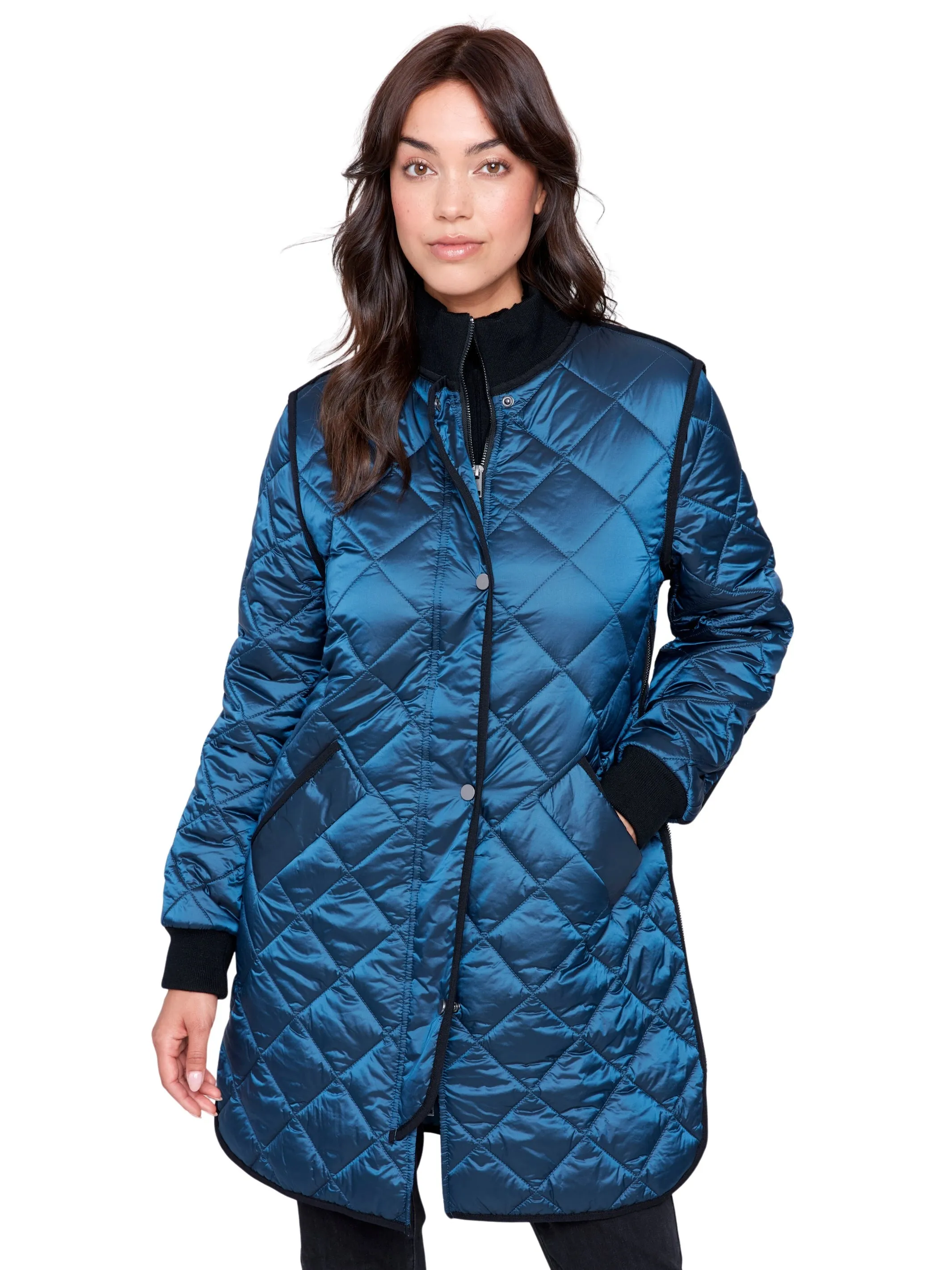 Long Quilted Puffer Jacket