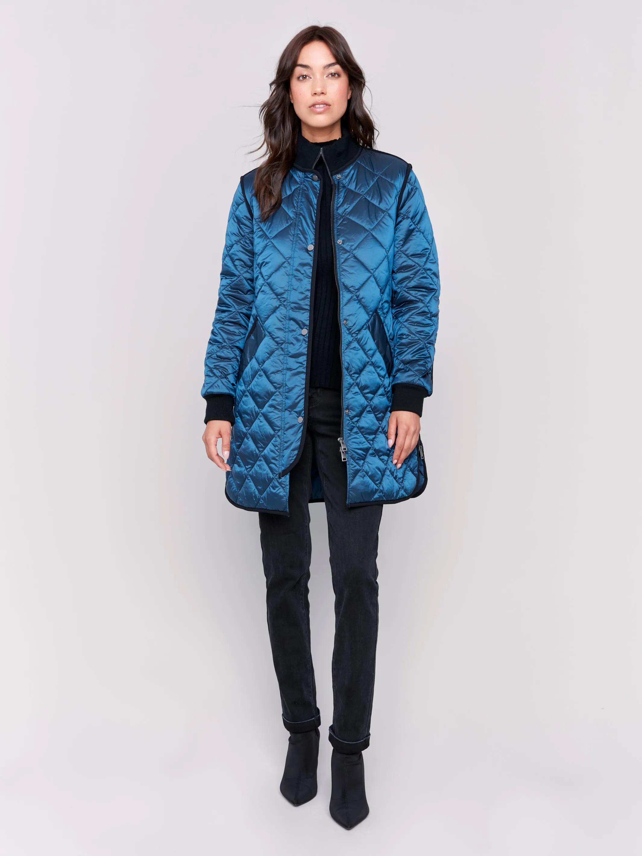 Long Quilted Puffer Jacket