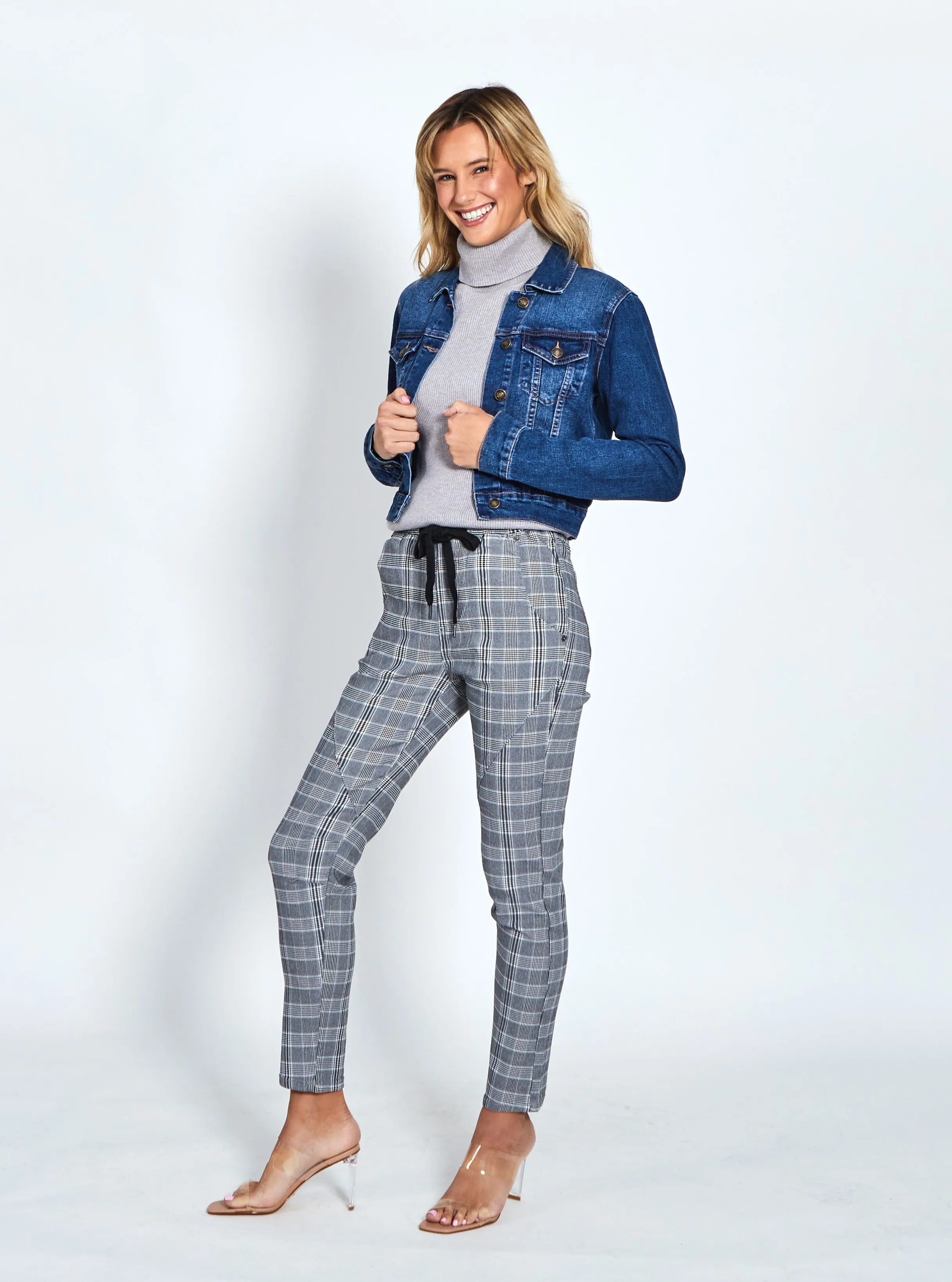 Luka Joggers - Grey Check