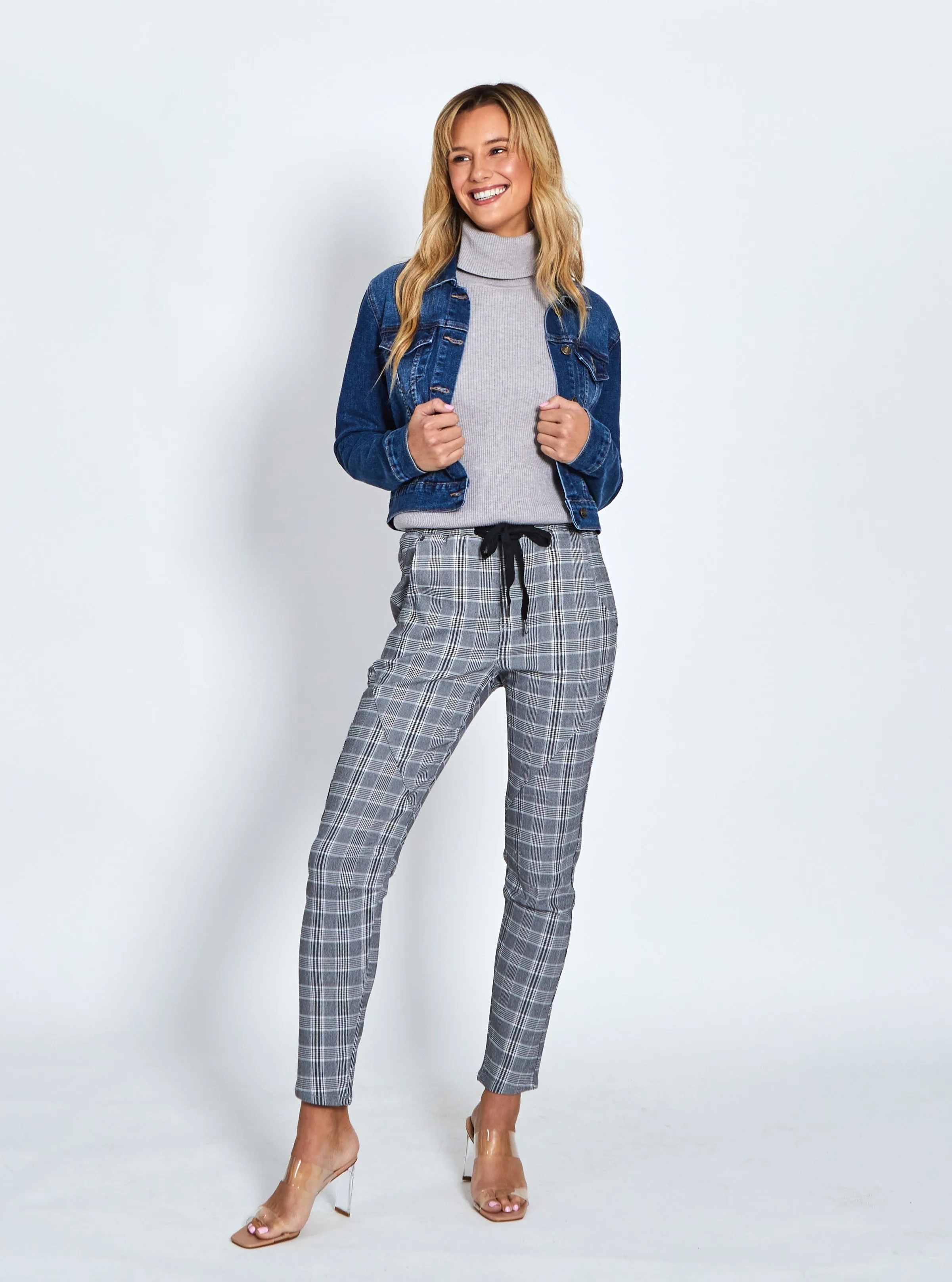 Luka Joggers - Grey Check