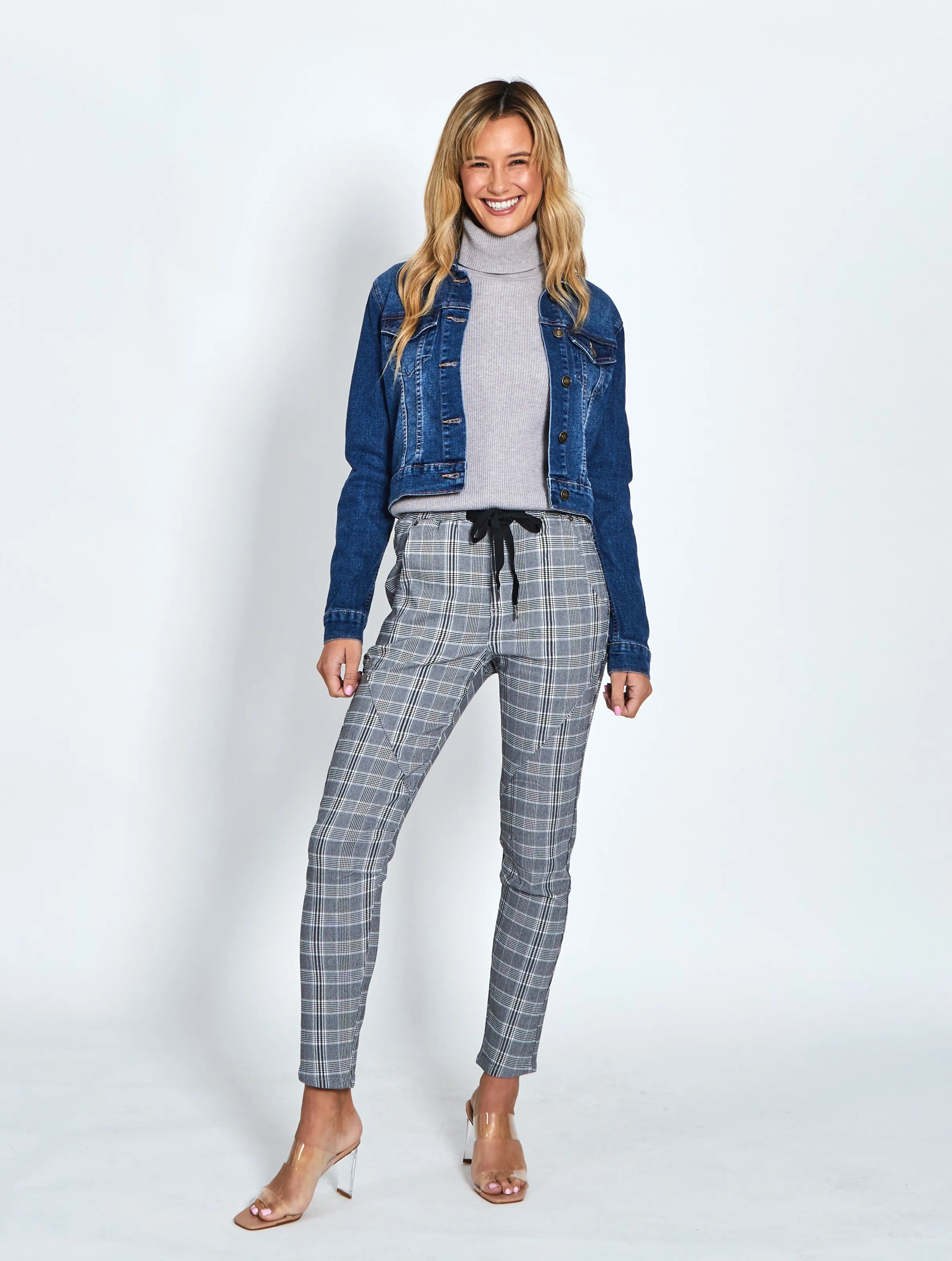 Luka Joggers - Grey Check