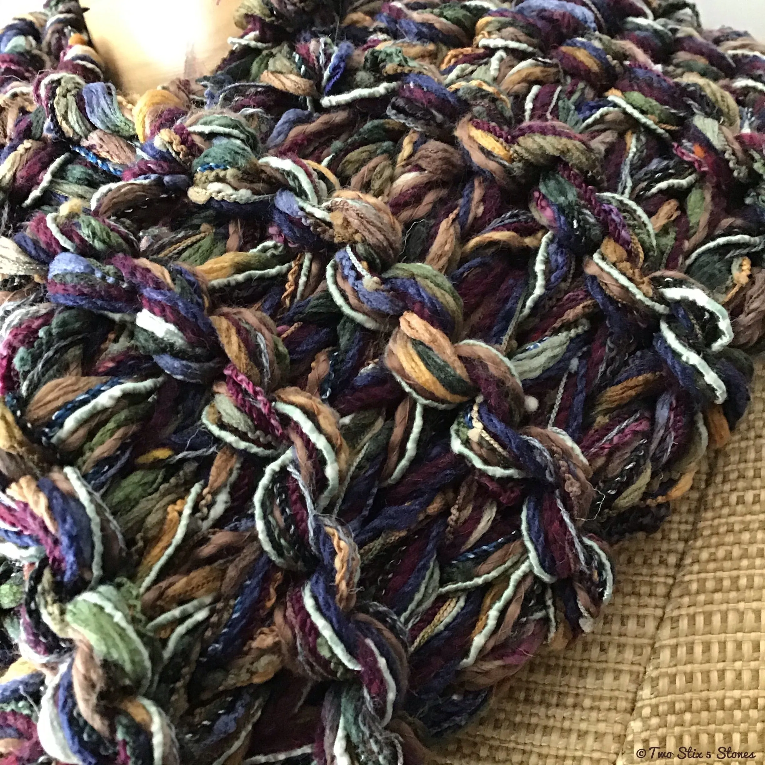 Luxe Chocolate Tweed Infinity Scarf