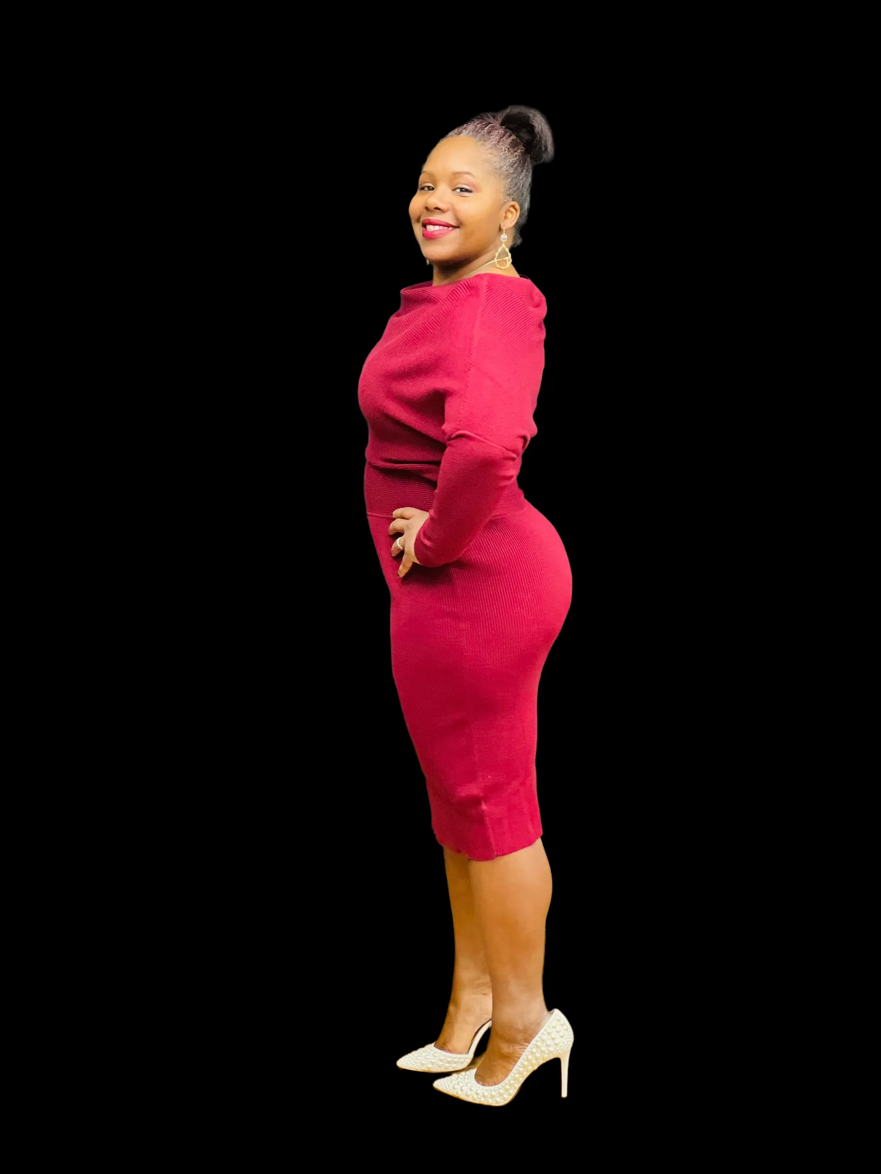 Maddy Midi Sweater Dress