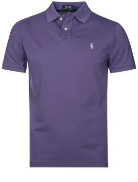 Mesh Polo Shirt Purple