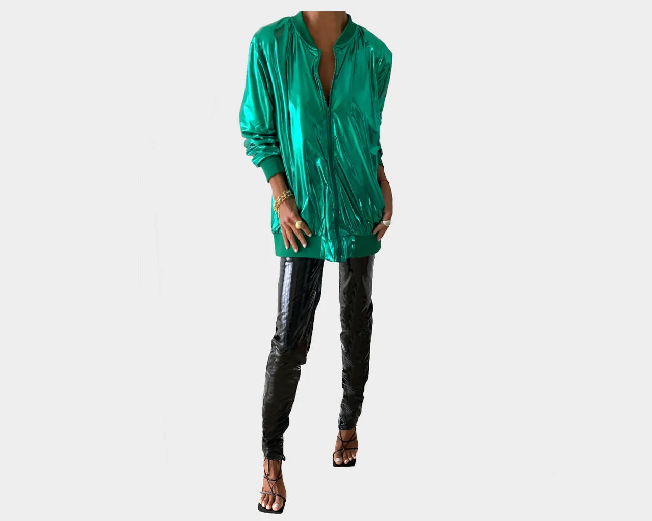 Noir d’Ebène Effet Mouillé Wet Look Bottoms- The Bond Street