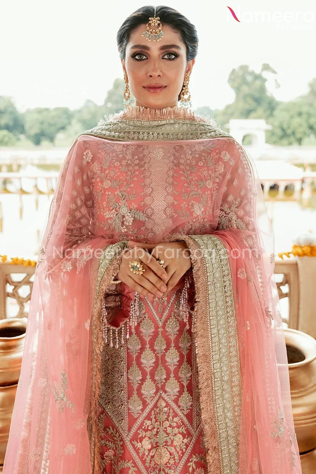 Pakistani Salwar Kameez Online in Pink Shade #PF209