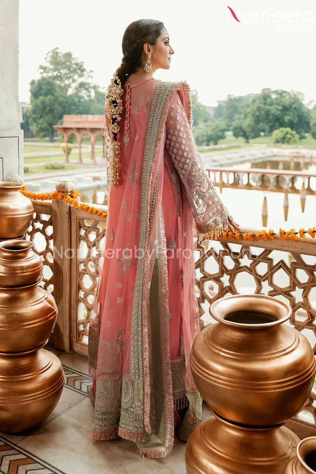 Pakistani Salwar Kameez Online in Pink Shade #PF209