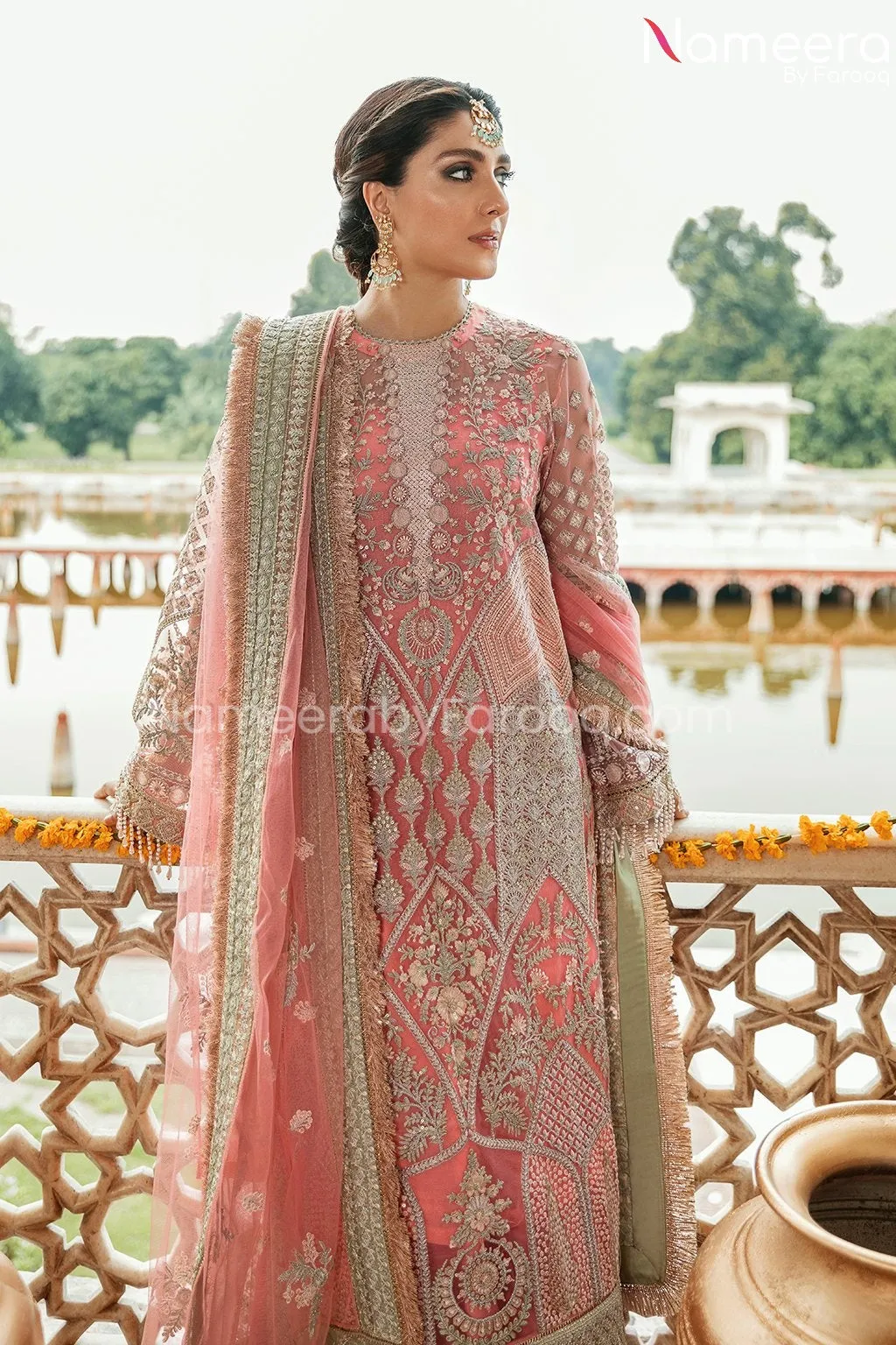 Pakistani Salwar Kameez Online in Pink Shade #PF209