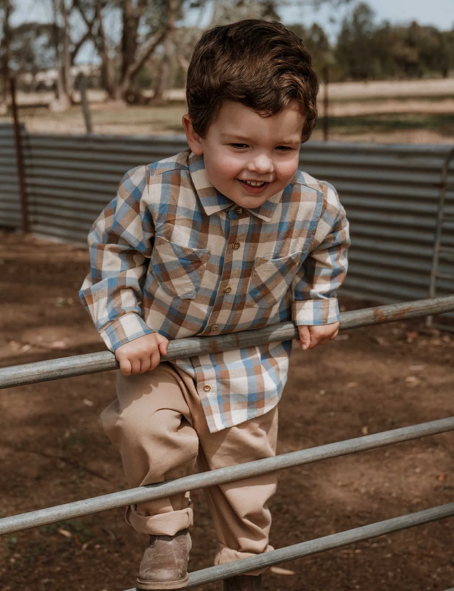 Purebaby - Farm Check Shirt