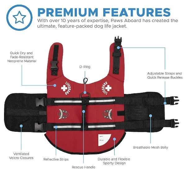 Red Neoprene Life Jacket