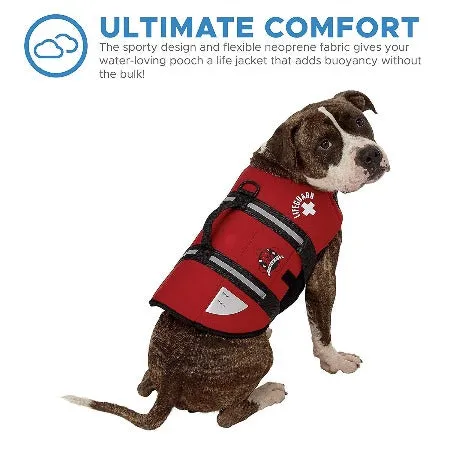 Red Neoprene Life Jacket