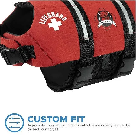 Red Neoprene Life Jacket