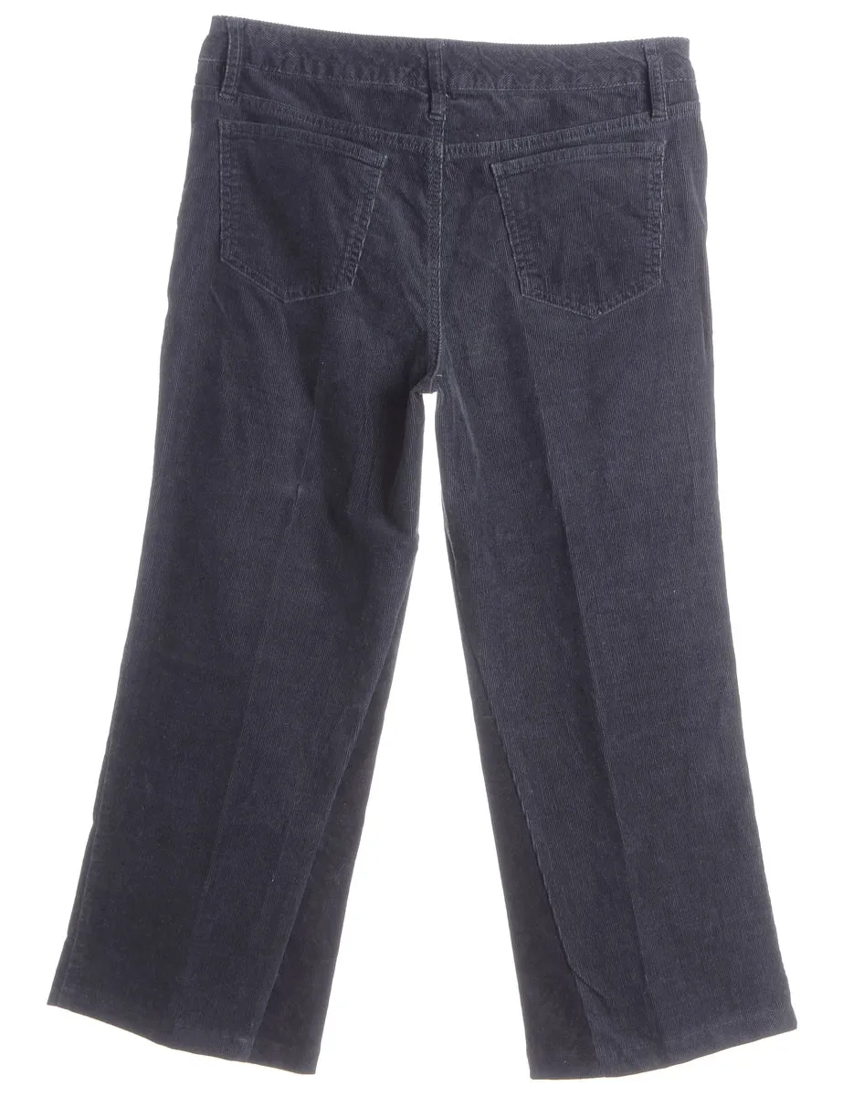 Reworked Gina Wide Leg Cropped Cords - W33