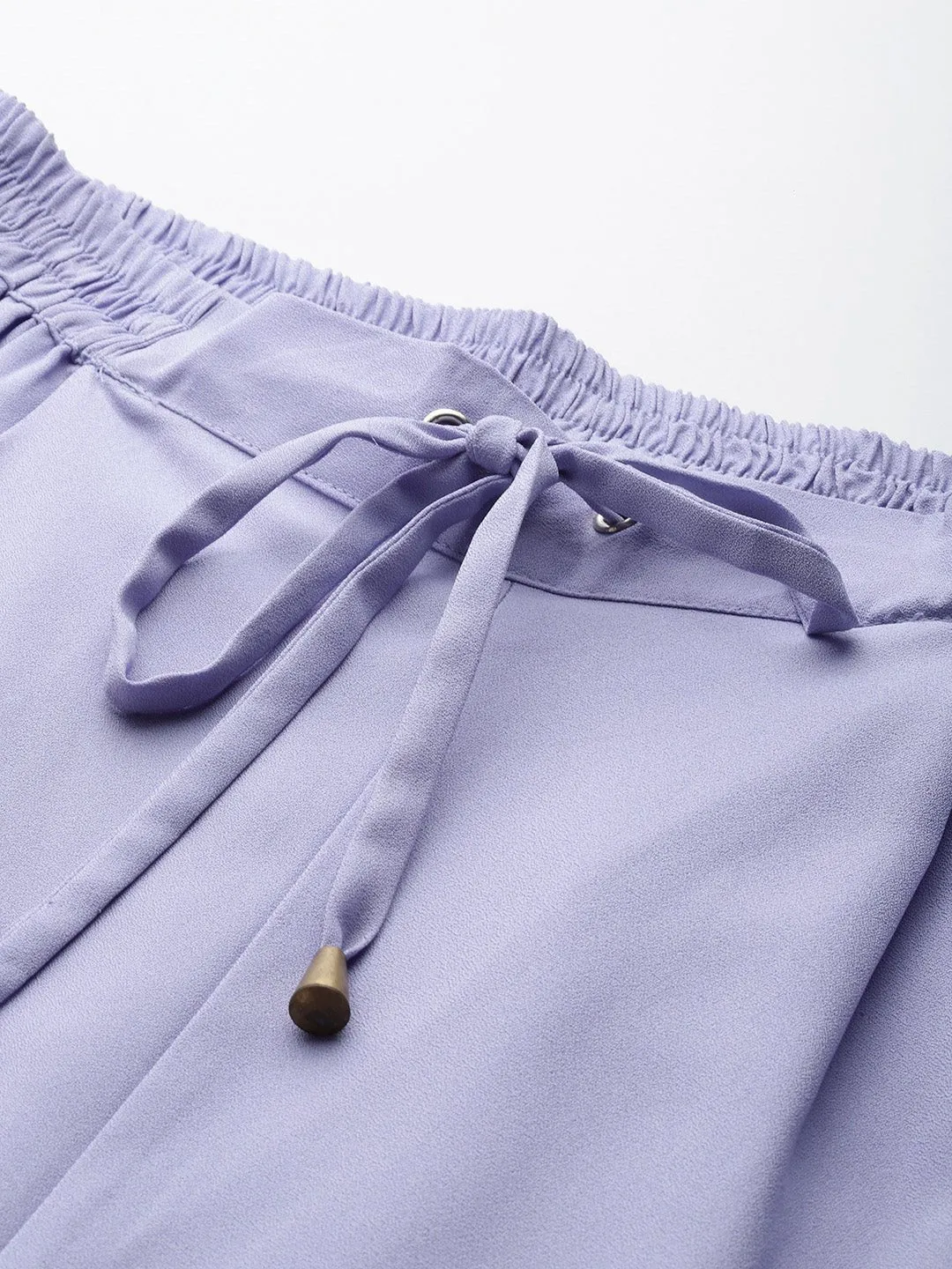 Rue Collection Relaxed Loose Fit High-Rise Pleated Culottes