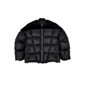 Shearling Nylon Puffer Jacket