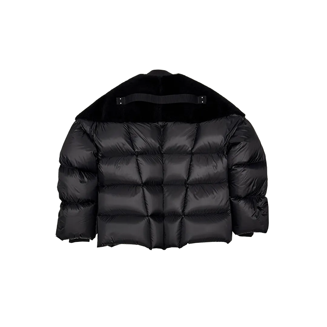 Shearling Nylon Puffer Jacket