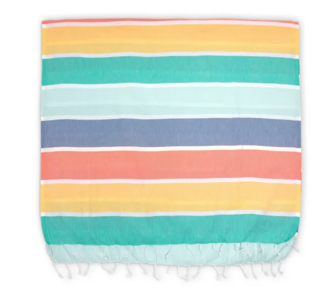 Turkish Towel : Thick Stripe, Warm