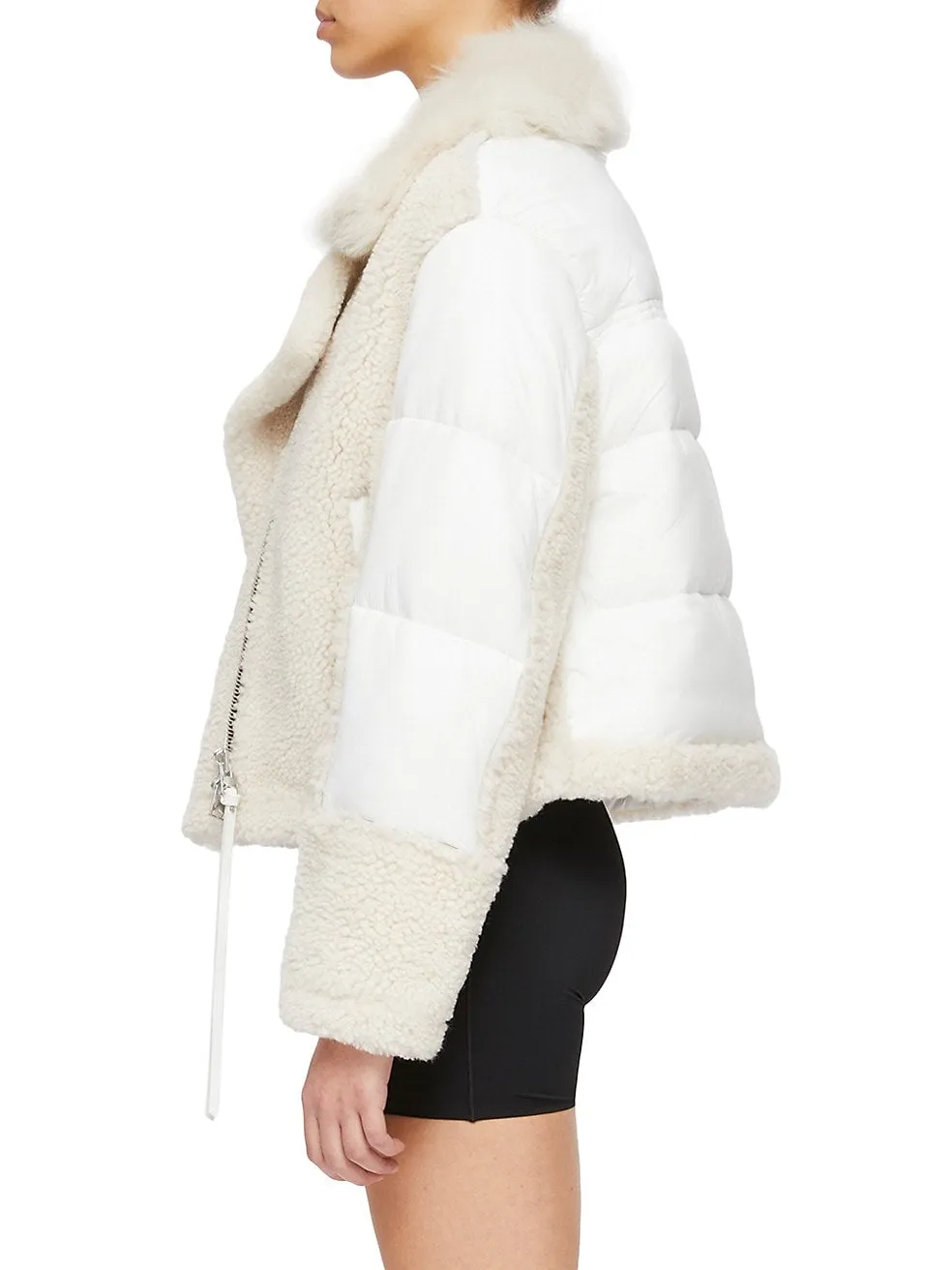 WL165V Lena shearling puffer jacket