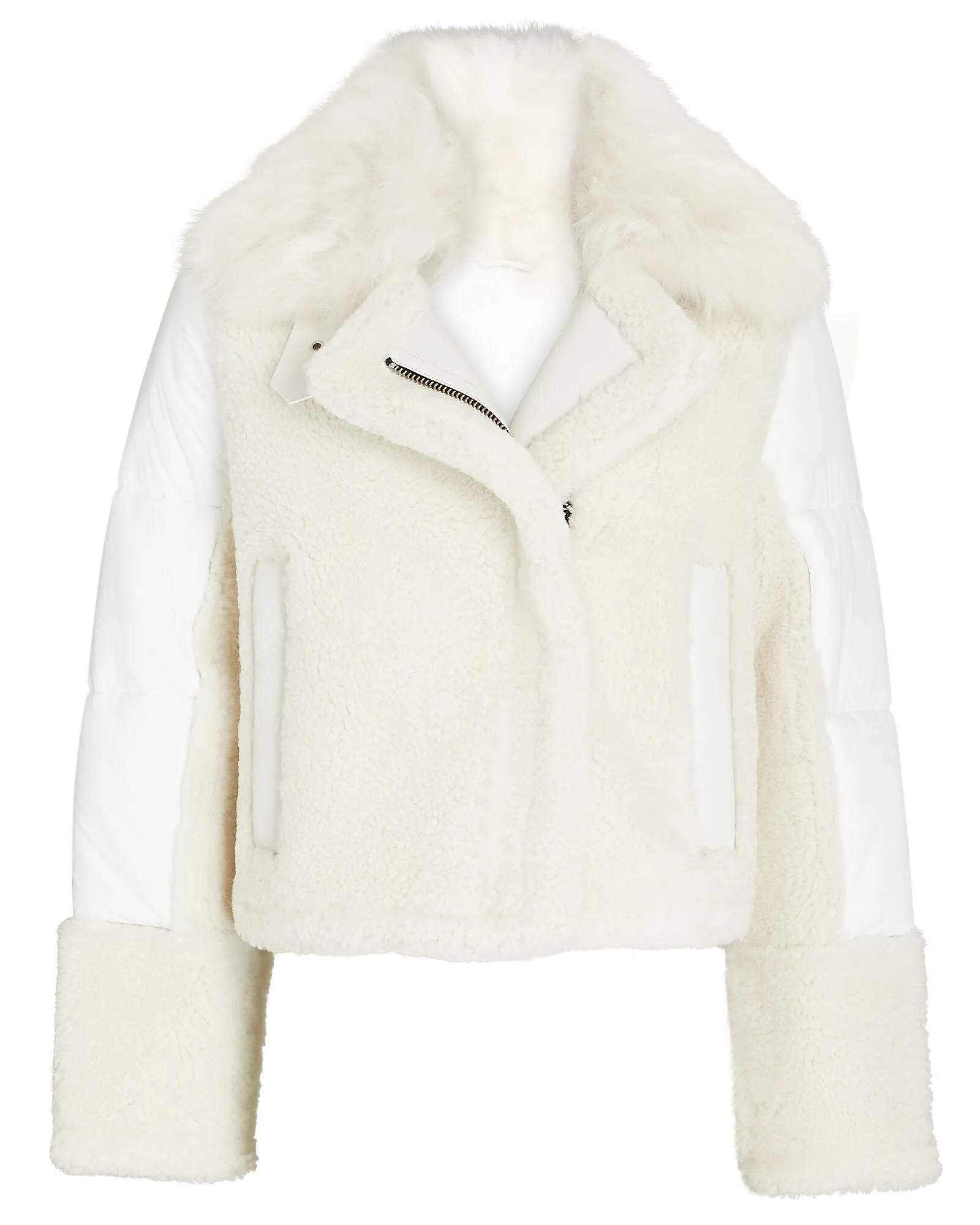 WL165V Lena shearling puffer jacket