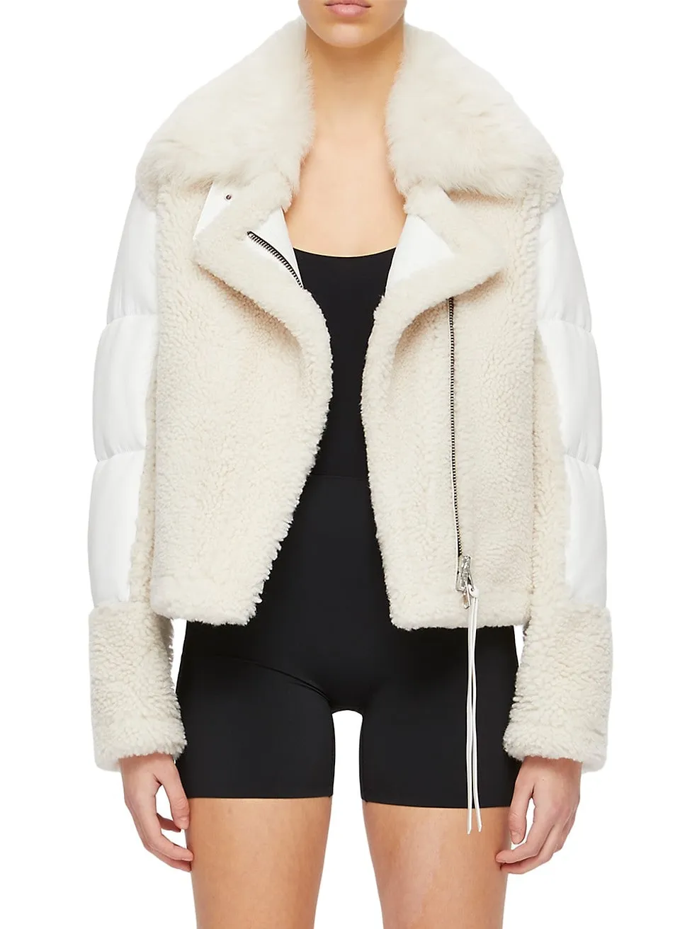 WL165V Lena shearling puffer jacket